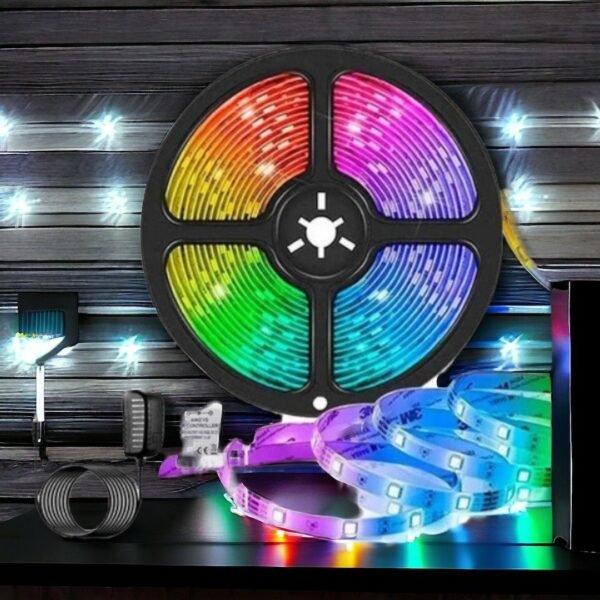 Caja Master Tira de Led RGB 5V USB 1 Metro 200 Piezas - Image 4