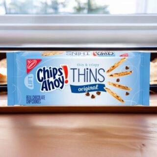 Galletas Chips Ahoy Thins Original 198 Gramos