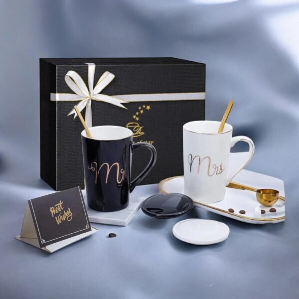 Juego de Tazas Mr and Mrs Regalo