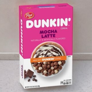 Cereal Dunkin Donuts Mocha Latte