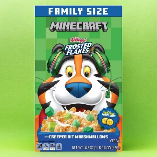 Frosted Flakes Minecraft Creeper Bit