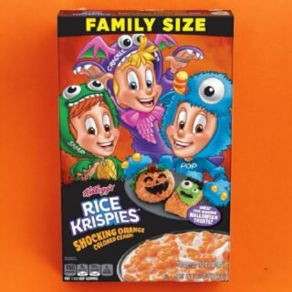 Cereal Rice Krispies Shocking Orange