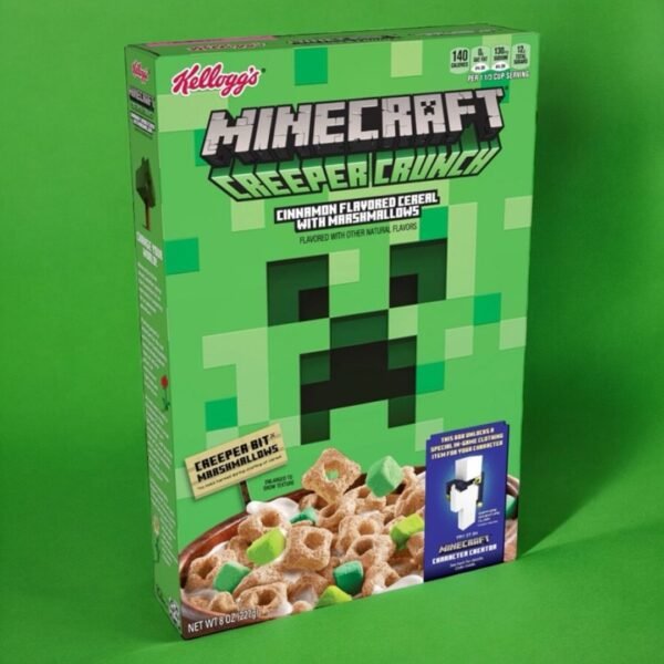 Cereal Minecraft Creeper Crunch