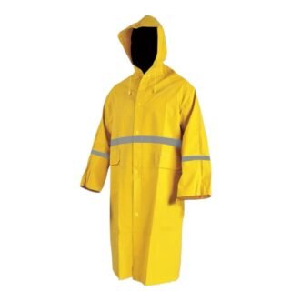 Impermeable Tipo Gabardina Amarillo