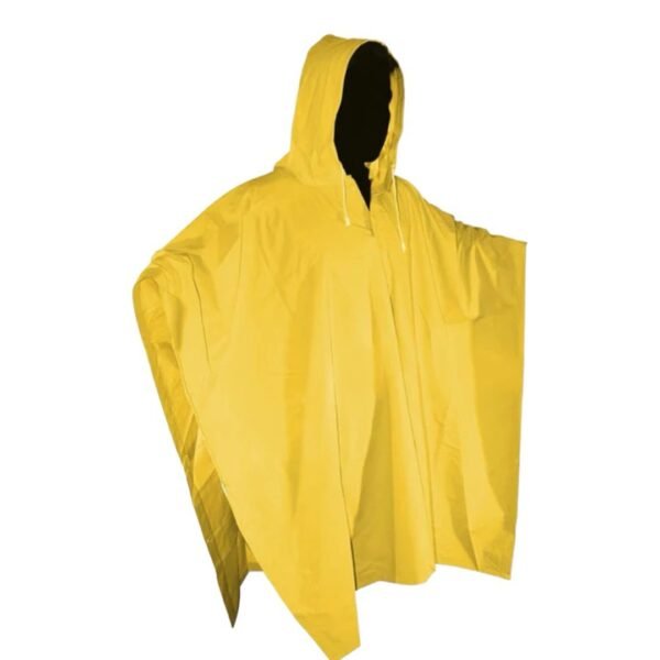 Impermeable Tipo Poncho Amarillo