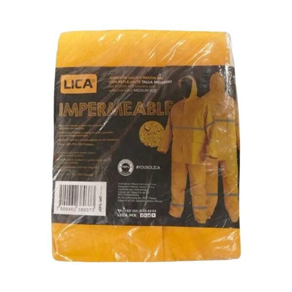 Impermeable Reflejante Amarillo