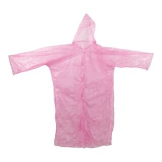 Impermeable Niña Rosa Plastico