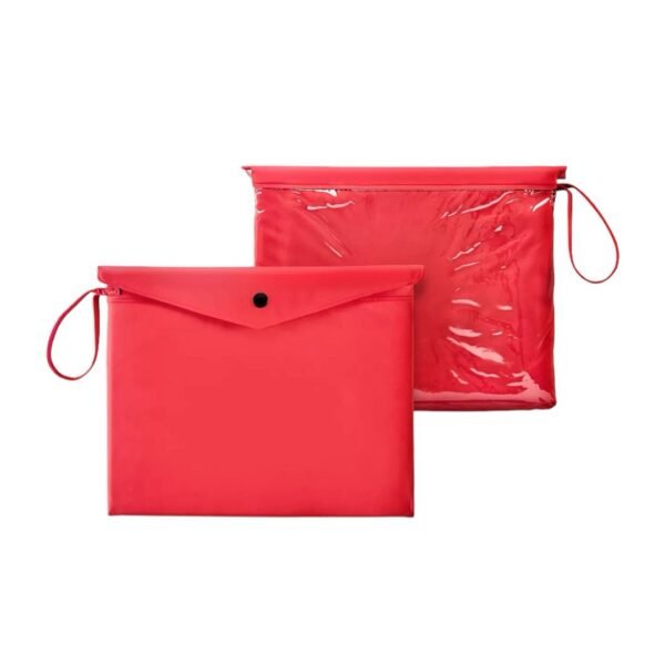 Poncho Impermeable Rojo Adulto - Image 2