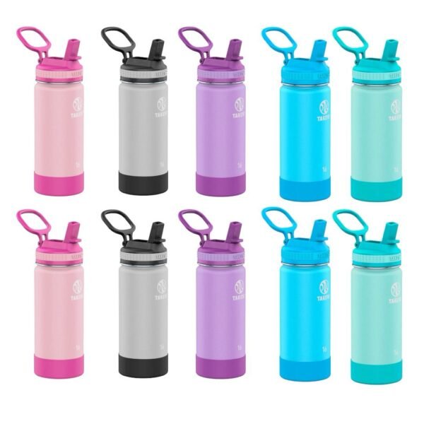 Botella Actives Kids con Tapa Straw Lid 16oz