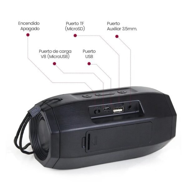 Bocina Bluetooth Recargable C10 Fol - Image 3